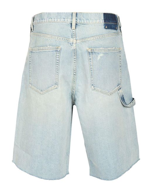 Golden Goose Deluxe Brand Blue Mike Trousers for men