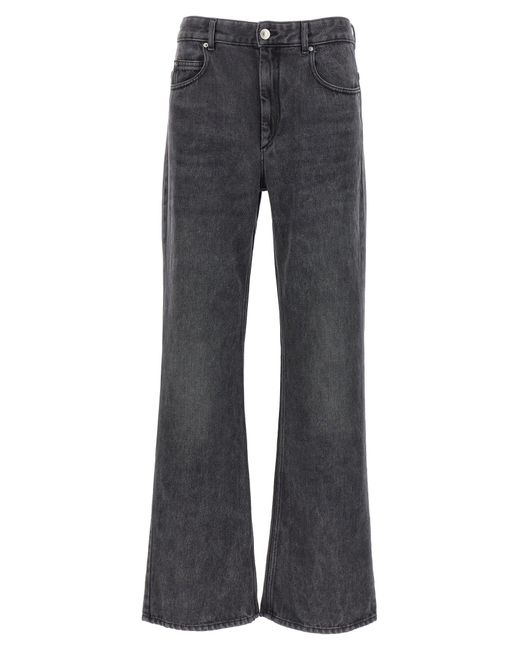 Belvira Jeans Grigio di Isabel Marant in Gray