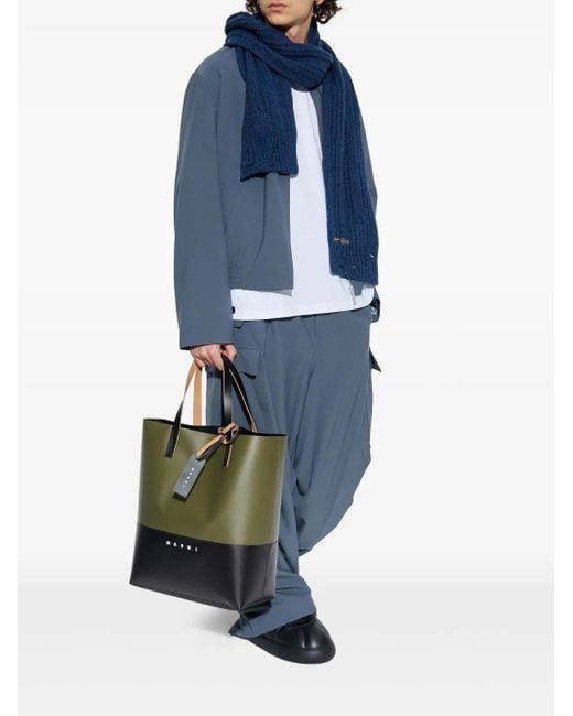 Marni Blue Jacket With Logo for men