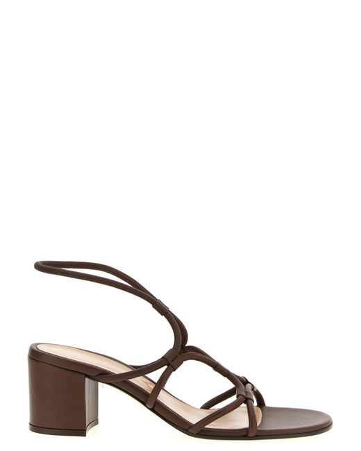 G32601 Sandali Marrone-Donna di Gianvito Rossi in Brown