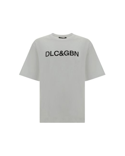 Dolce & Gabbana Gray T-Shirt for men