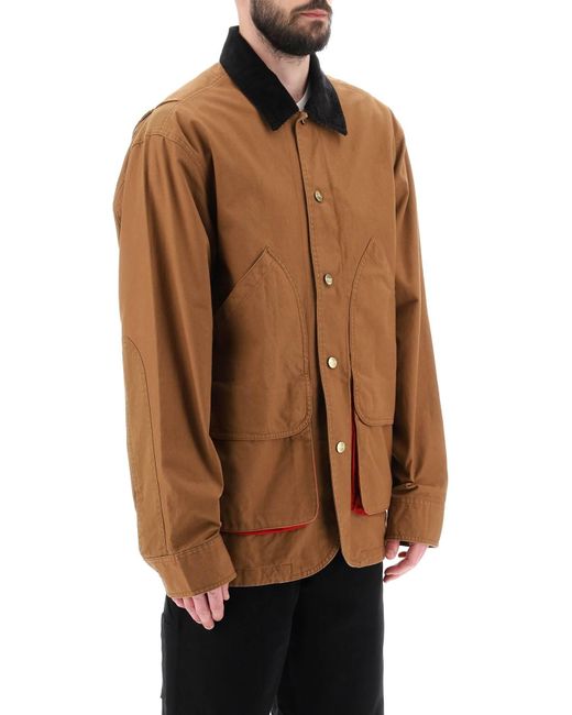 Carhartt Brown 'heston' Shirt Jacket for men