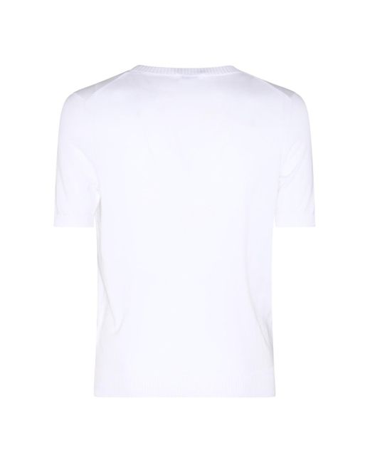 Malo White T-shirts And Polos Latte for men
