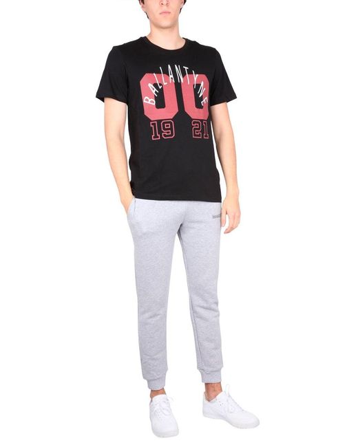 Ballantyne Black Crewneck T-Shirt for men