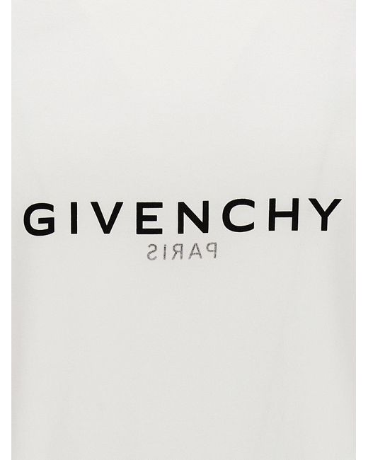 Logo T Shirt Bianco di Givenchy in White da Uomo