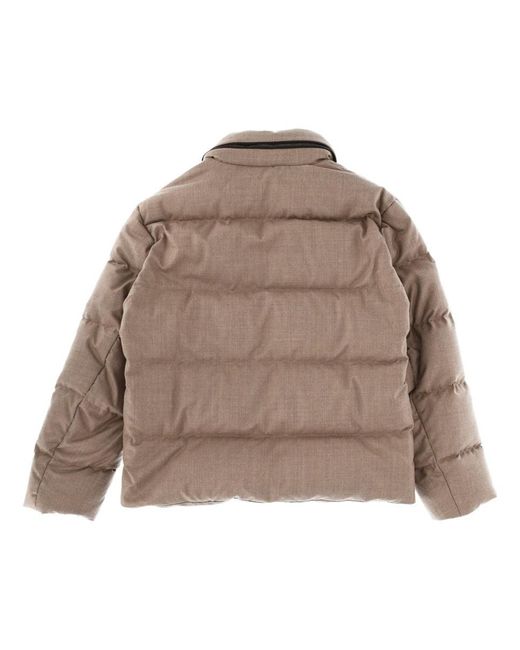 Boss Brown "L-Doverso" Padded Jacket for men