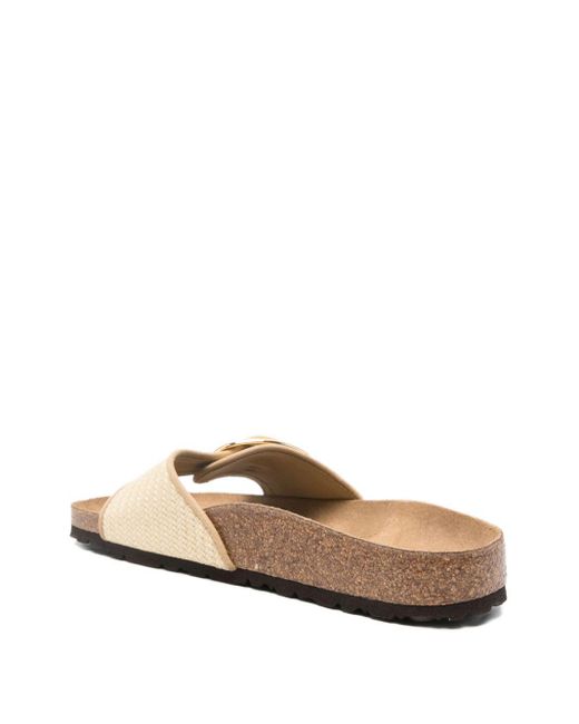 Birkenstock Madrid Big Buckle Natural, Raffia