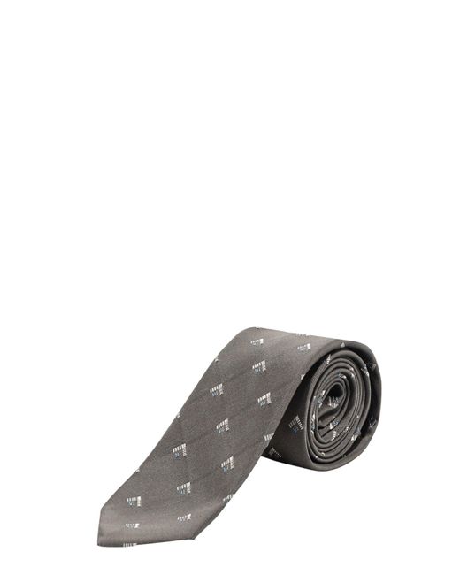 Nicky Gray Silk Tie for men