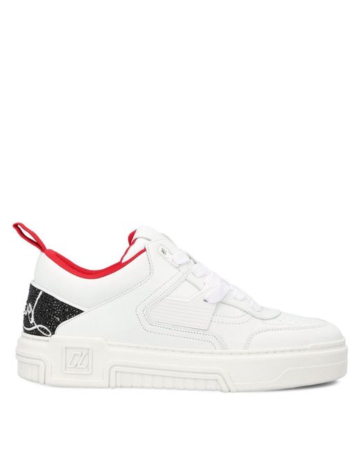 Astroloubi Leather Sneakers-Uomo di Christian Louboutin in White da Uomo