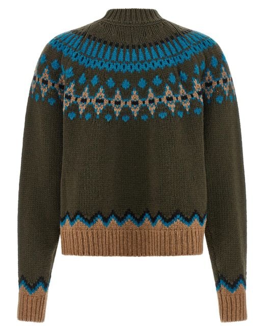 Alanui Sweet Winter Sweaters And Cardigans Green