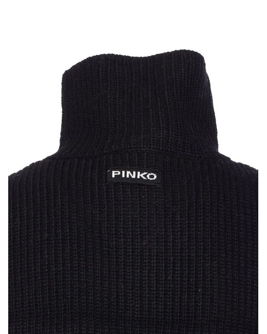 Pinko Blue Scarfs Blacks And Greys