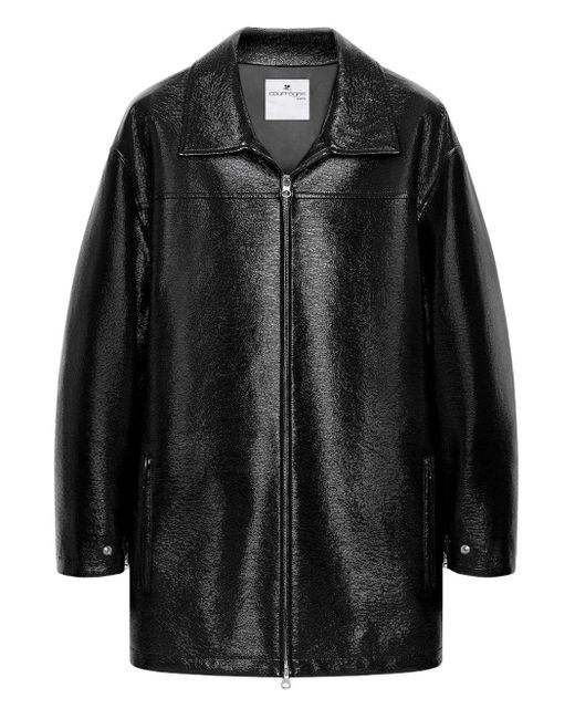Courreges Black Oversized Jacket