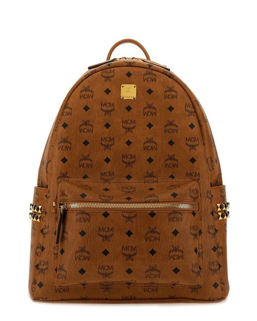 MCM Brown Backpack "Stark"