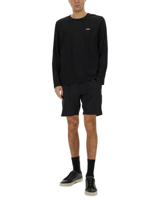 Boss Black Technical Fabric Bermuda Shorts for men