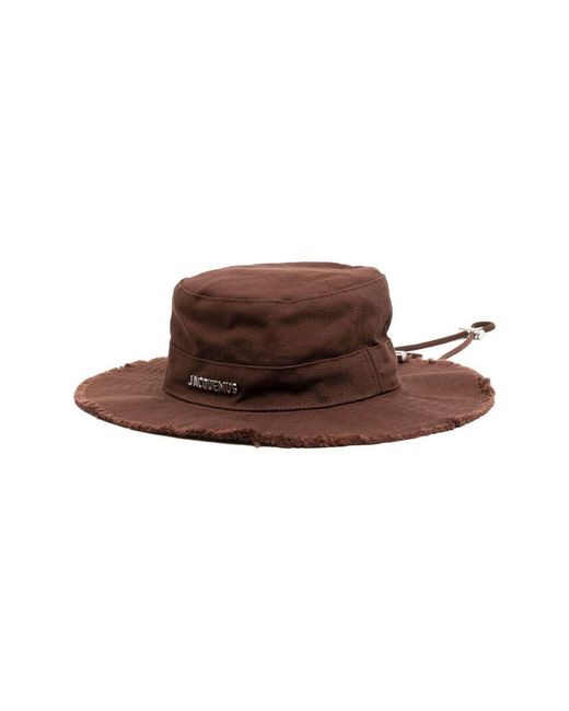 Cappelli Cotone-Uomo di Jacquemus in Brown da Uomo