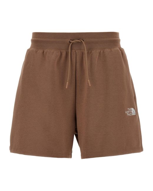The North Face Brown Simple Dome Bermuda And Short