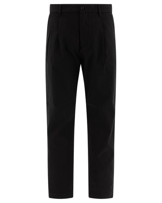 C P Company Black "Superior Structure Stretch" Trousers for men