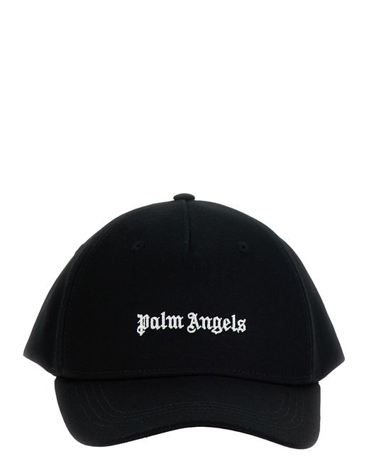 Classic Logo Cappelli Bianco/Nero di Palm Angels in Black da Uomo