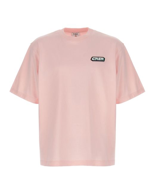 Casa Racing T Shirt Rosa-Uomo di Casablanca in Pink da Uomo