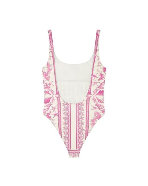 Versace Pink One-Piece Swimsuit