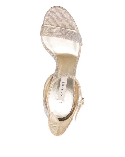 Casadei White Sandals