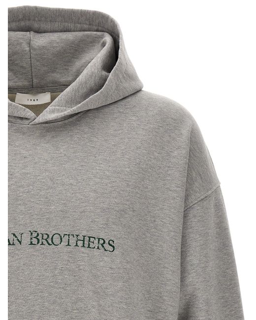1989 STUDIO Gray Lehman Brothers Sweatshirt for men