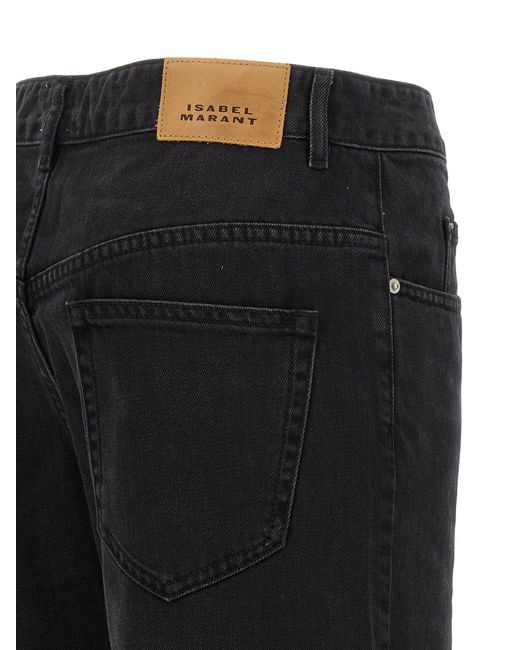 Belvira Jeans Nero di Isabel Marant in Black