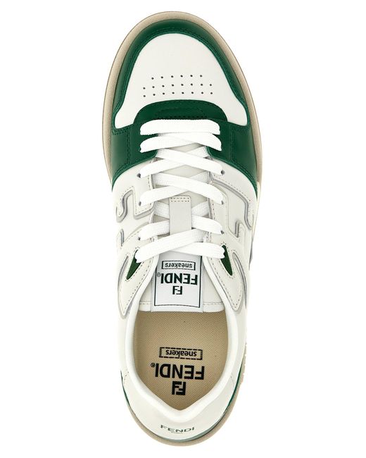 Sneakers Ff Match Mix di Fendi in Green da Uomo