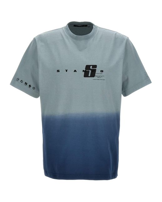 Stampd Blue Elevation Transit T-shirt for men
