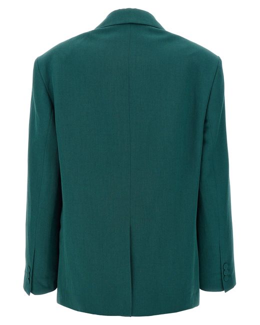 Dries Van Noten Green 'Birdy' Blazer