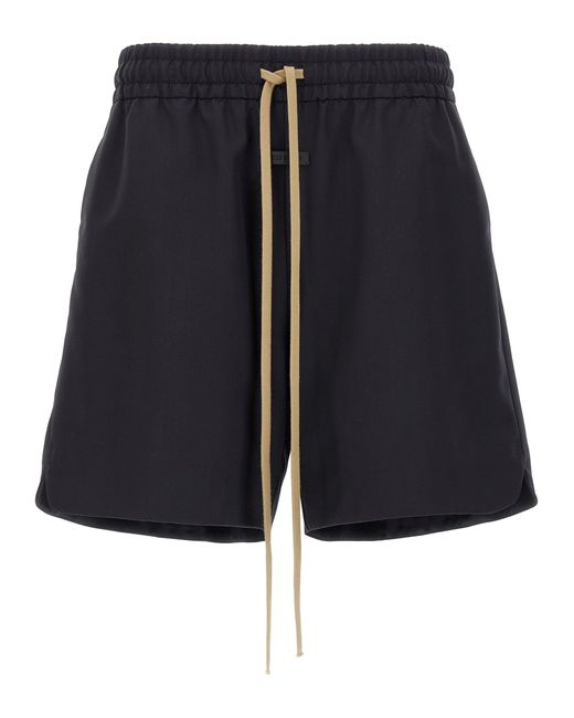 Fear Of God Blue Wool Bermuda Shorts for men