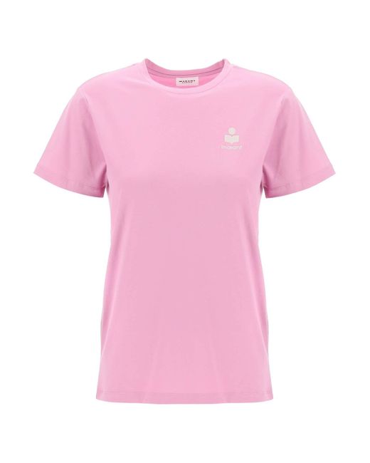 Isabel Marant Pink Isabel Marant Etoile Aby Regular Fit T-Shirt