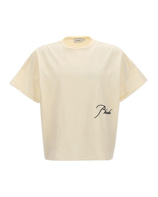 Rhude White 'Reverse' T-Shirt for men