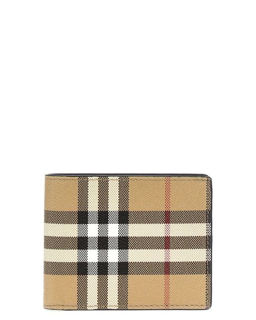 Burberry Gray Check Wallet Wallets for men