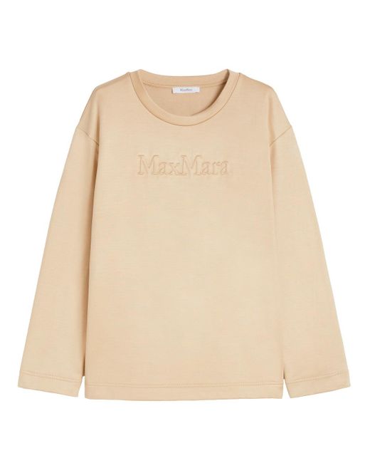 Felpa di Max Mara in Natural