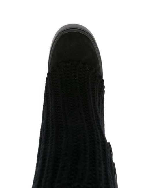 Stivali Al Ginocchio di Casadei in Black