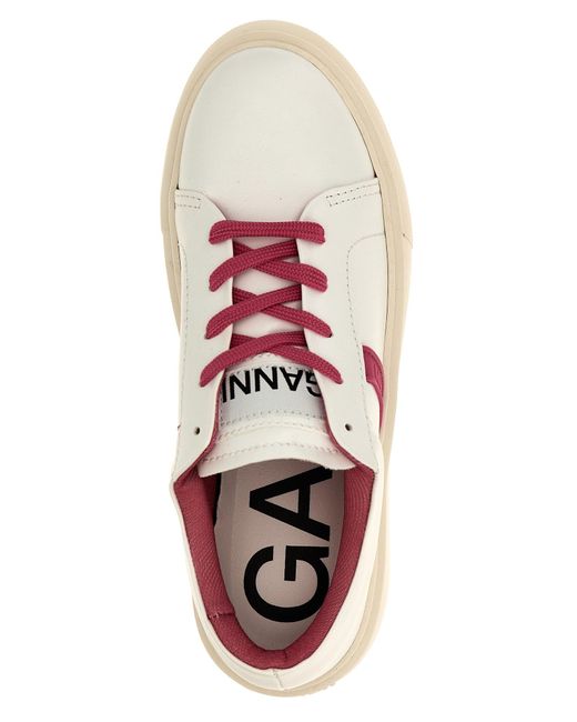 Ganni Pink Sporty Mix Sneakers