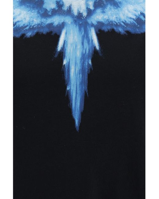 Marcelo Burlon Blue T-shirt Colordust Wings for men
