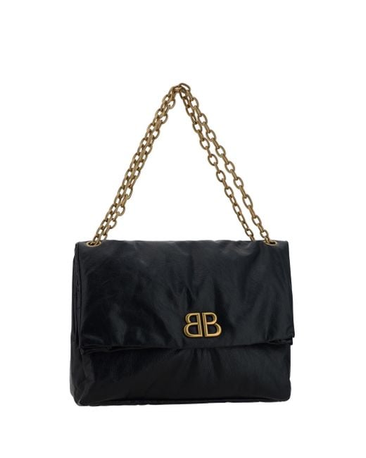 Balenciaga Monaco Chain Bag L in Black Lyst UK