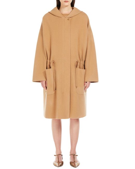 Max Mara Natural Soft Jersey Midi Coat