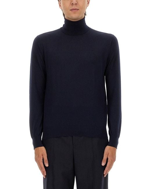 Turtleneck Pullover-Uomo di Saint Laurent in Blue da Uomo