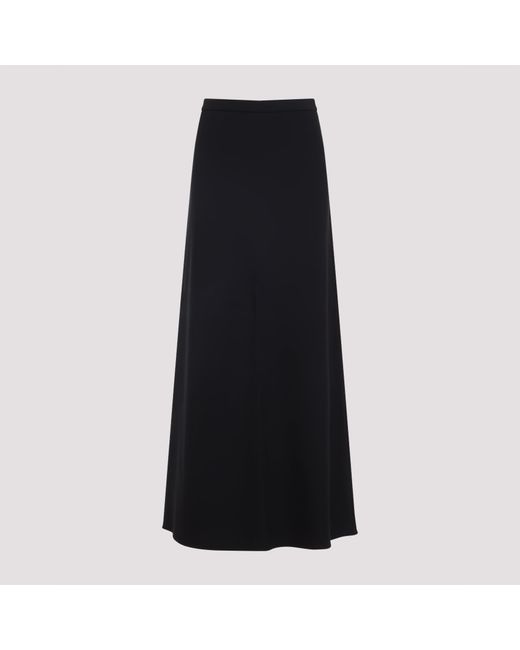 Vernice Viscose Long Skirt-Donna di Max Mara in Black