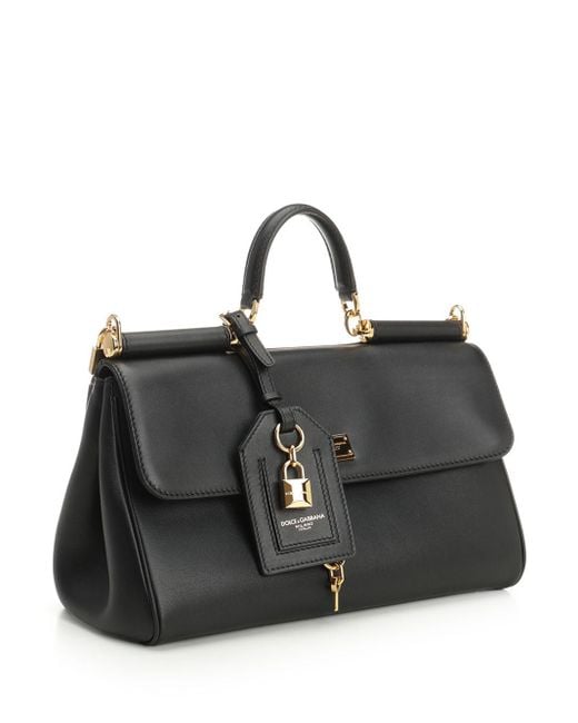 Dolce & Gabbana Black My Sicily Handbags