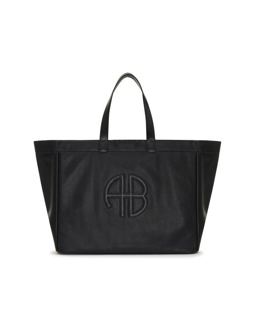Anine Bing Black Shopping Bags