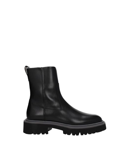 Ferragamo Black Ankle Boot Fulvio Leather for men