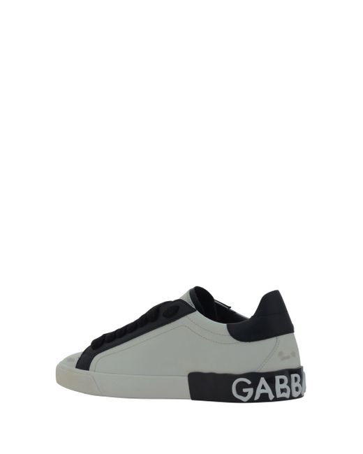 Sneakers New Roma di Dolce & Gabbana in White da Uomo