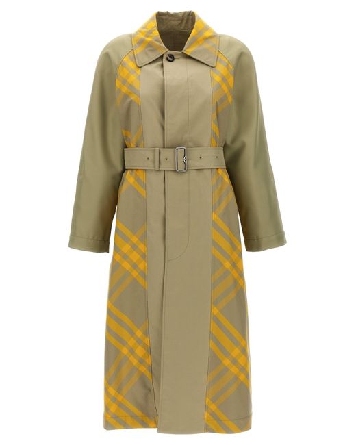 Burberry Natural Check Insert Trench Coat Coats, Trench Coats