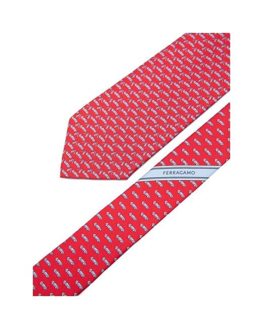 Ferragamo Pink Ties for men