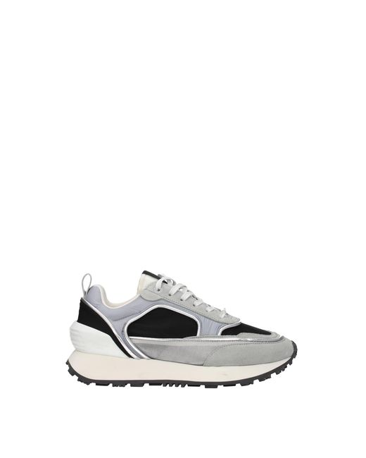 Balmain White Sneakers Fabric for men