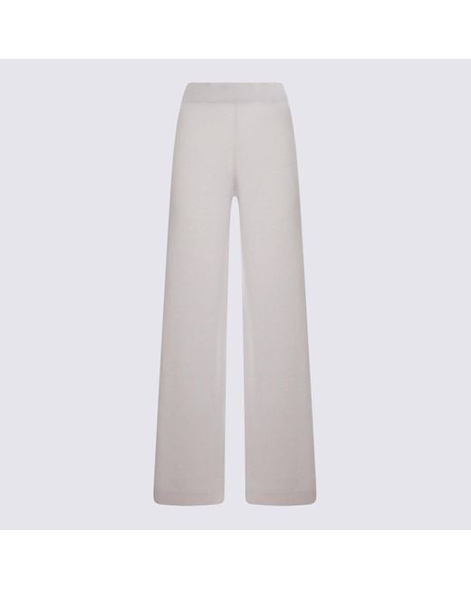 Trousers Blacks And Greys-Donna di Allude in White
